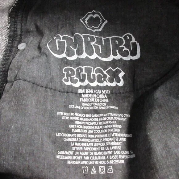 Empire Relax Men’s Jeans Baggy Denim Skateboard Y2K 90's Size 30 Light Gray 694 - Picture 4 of 11